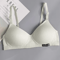 FallSweet Cotton Wireless Bra Seamless Push Up VShaped Gathering Lingerie For AB Cup 2