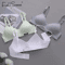 FallSweet Cotton Wireless Bra Seamless Push Up VShaped Gathering Lingerie For AB Cup 10