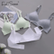 FallSweet Cotton Wireless Bra Seamless Push Up VShaped Gathering Lingerie For AB Cup 10