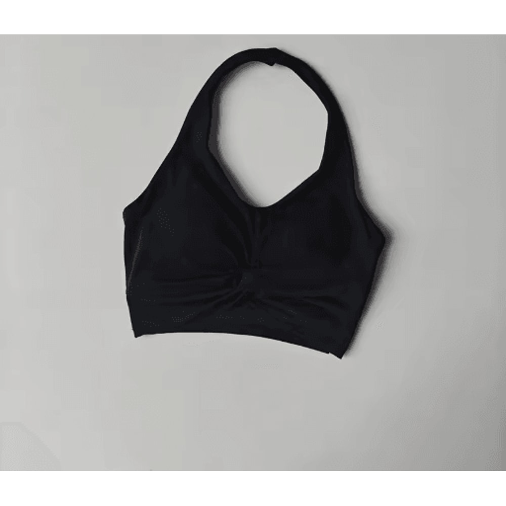 Halter Neck Quick Dry Beauty Back Sports Bra Supportive Running And Yoga Fit 3