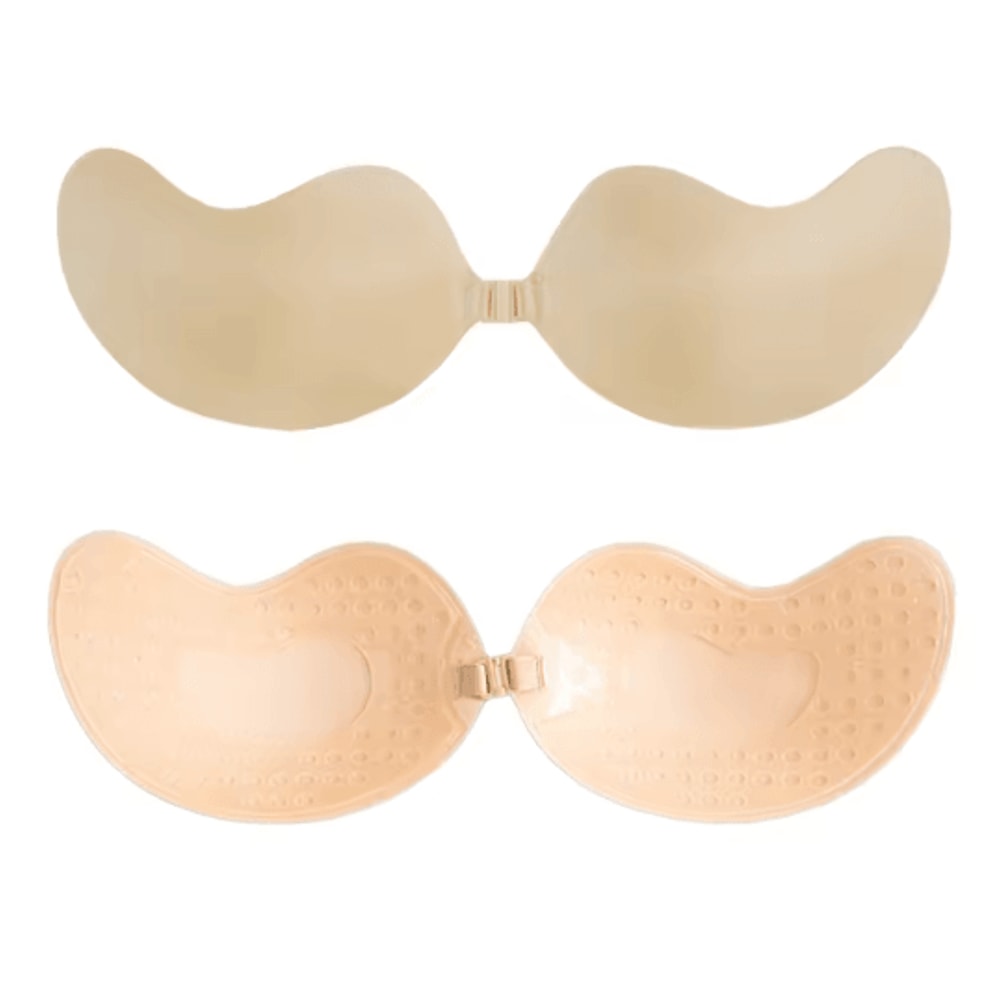 Seamless Self Adhesive Strapless Push Up Bra Invisible Silicone Backless Support 2