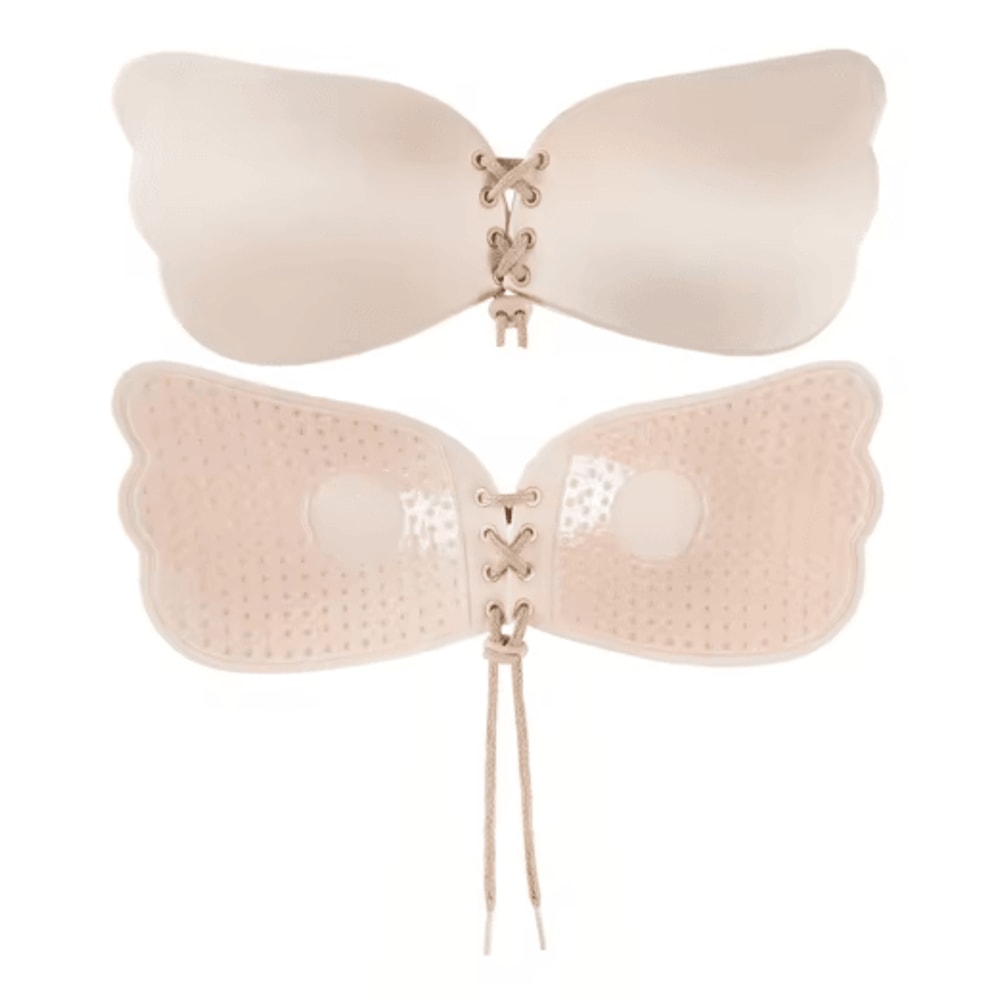 Seamless Self Adhesive Strapless Push Up Bra Invisible Silicone Backless Support 6