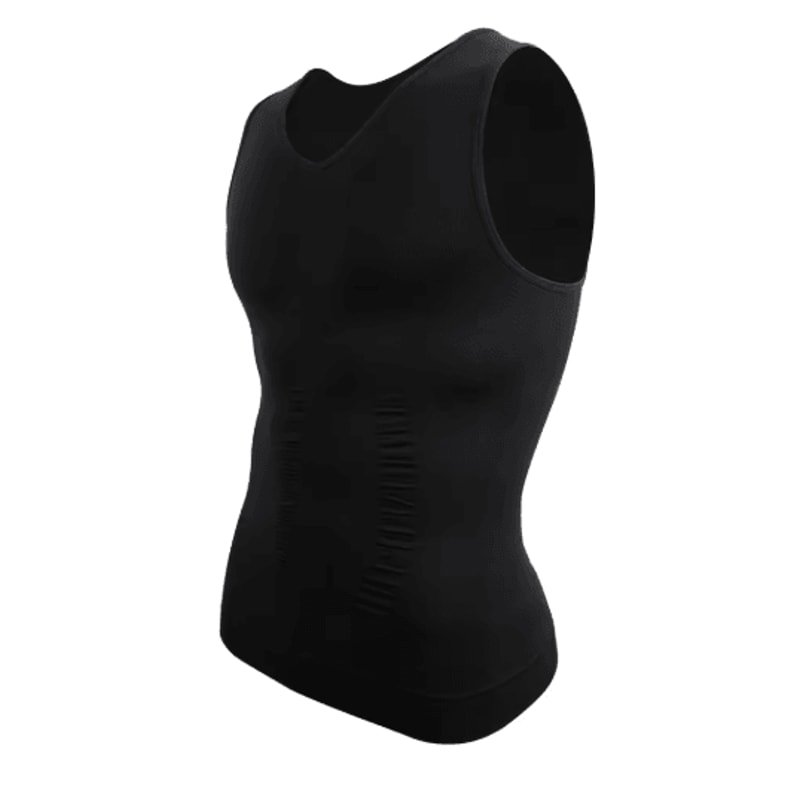 Compression Slimming VNeck Shapewear Tank Tummy Control Muscle Base Layer 3