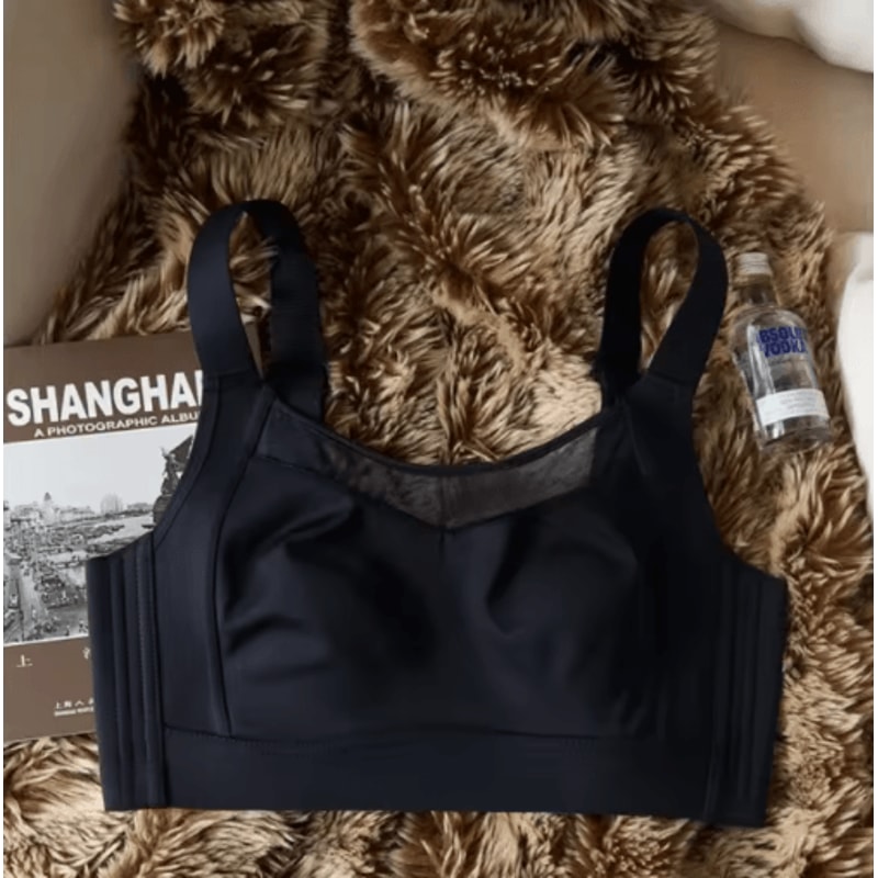 White Full Cup Minimizer Strapless Seamless Bra With Side Control Support 5