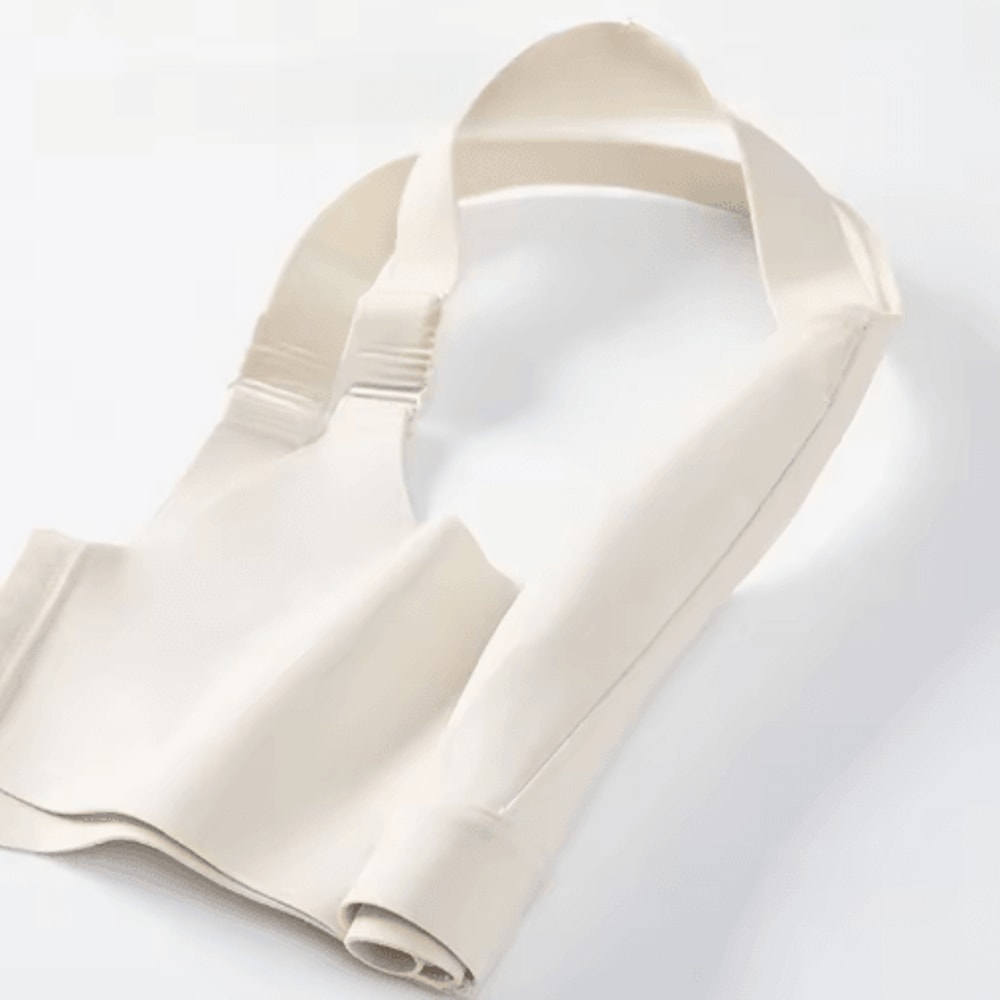 White Full Cup Minimizer Strapless Seamless Bra With Side Control Support 7