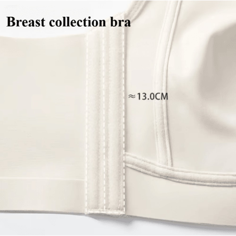 White Full Cup Minimizer Strapless Seamless Bra With Side Control Support 8