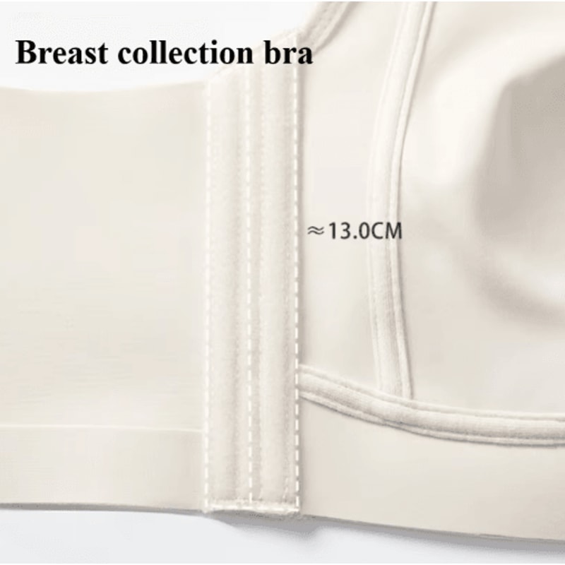 White Full Cup Minimizer Strapless Seamless Bra With Side Control Support 8