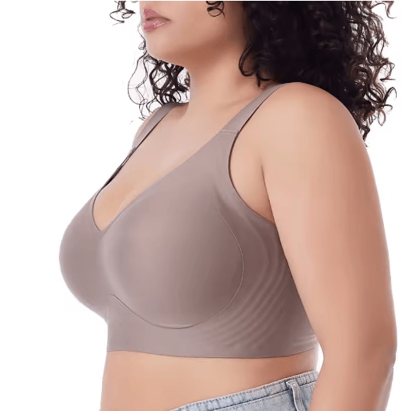 FallSweet Plus Size Push Up Wireless Seamless Thin Cup Bralette M To 6XL 7