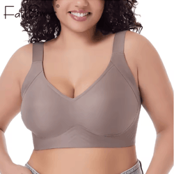fallsweet plus size push up wireless seamless thin cup bralette m to 6xl