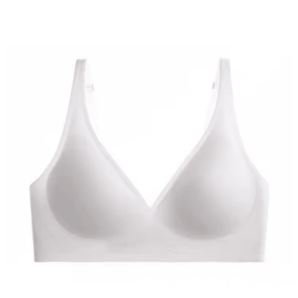 Seamless Wire Free Push Up Bra With Adjustable Straps 1