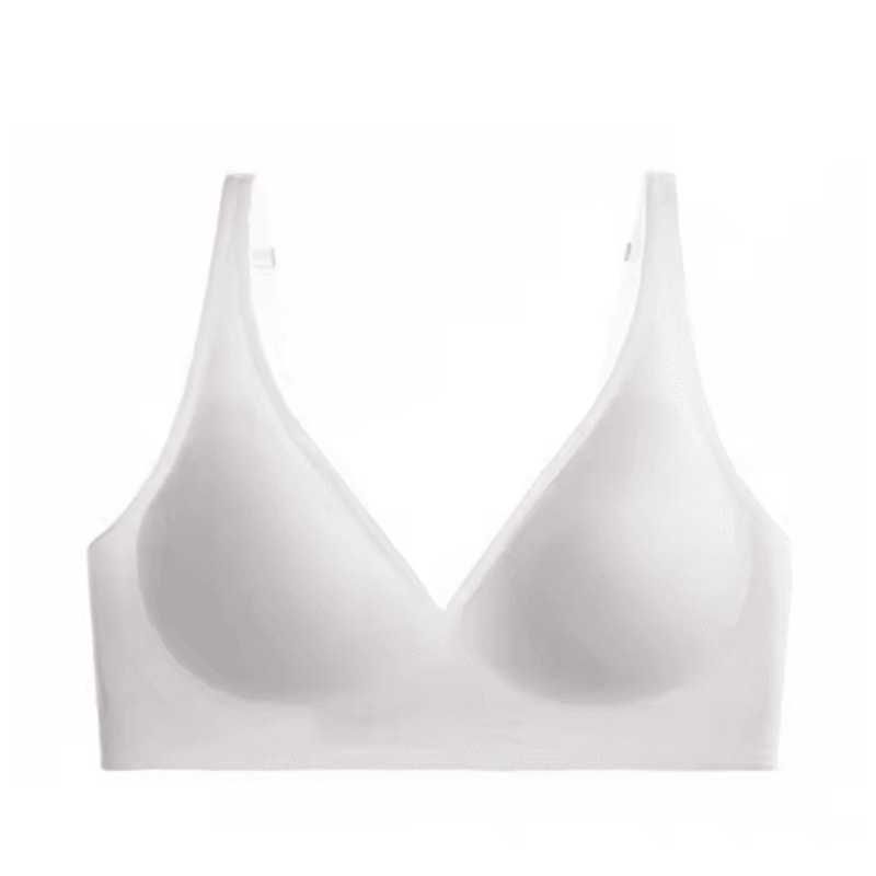 Seamless Wire Free Push Up Bra With Adjustable Straps 1