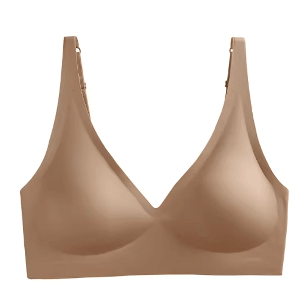 Seamless Wire Free Push Up Bra With Adjustable Straps 3