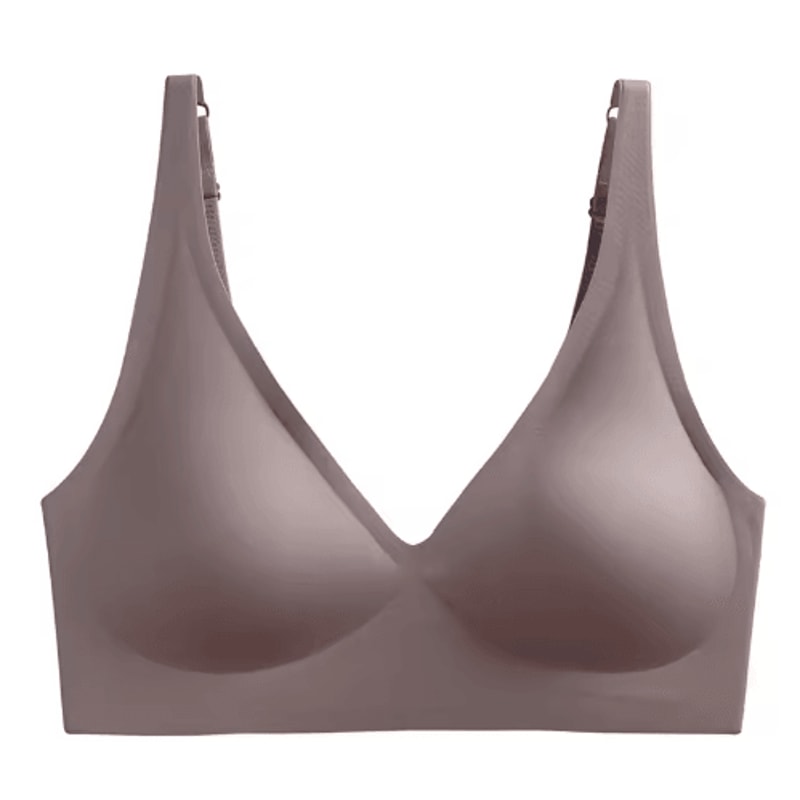 Seamless Wire Free Push Up Bra With Adjustable Straps 4