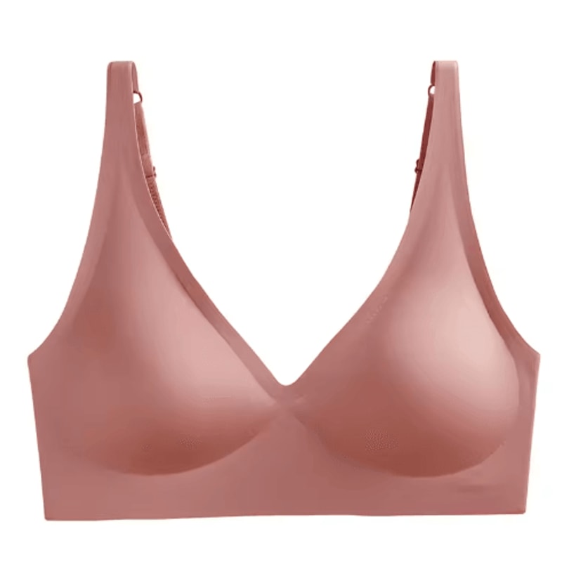 Seamless Wire Free Push Up Bra With Adjustable Straps 5