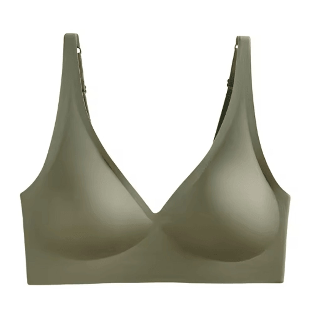 Seamless Wire Free Push Up Bra With Adjustable Straps 6