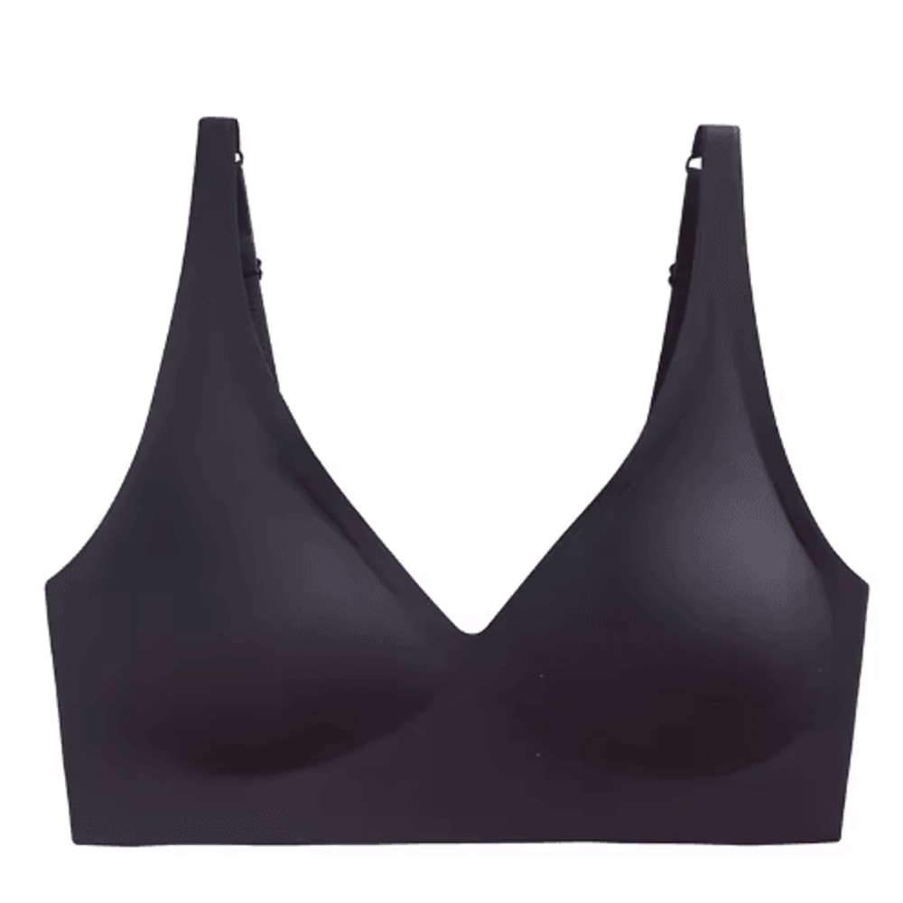 Seamless Wire Free Push Up Bra With Adjustable Straps 7