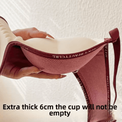 6cm thick push up wireless seamless bra for small chest