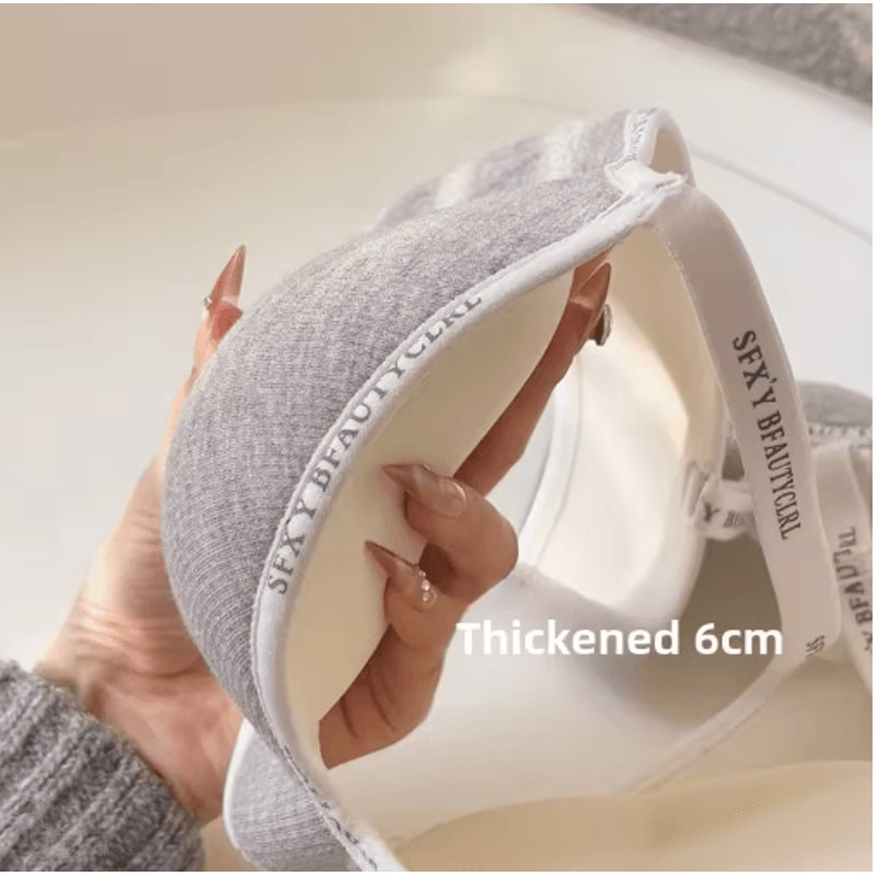 6cm Thick Push Up Wireless Seamless Bra For Small Chest 9