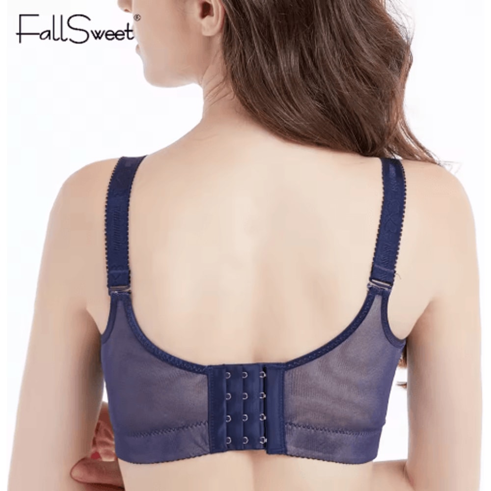 FallSweet Lace Plus Size Push Up Underwire Bra Add Two Cup Sizes AC Cup 4