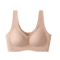 CAITING Nude Seamless OnePiece Gathered Bra For Small Chest 1