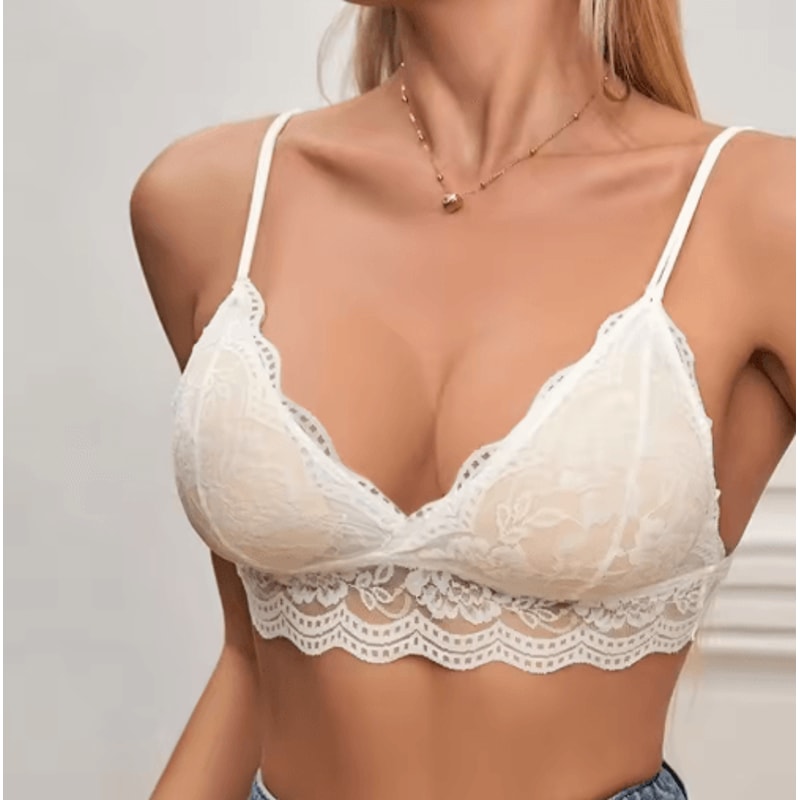 Sexy Lace Backless Push Up Bralette For Small Bust 0