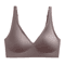 Seamless VNeck Wireless Gathered Bra For Small Chest 1