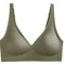 Seamless VNeck Wireless Gathered Bra For Small Chest 2