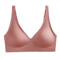 Seamless VNeck Wireless Gathered Bra For Small Chest 3