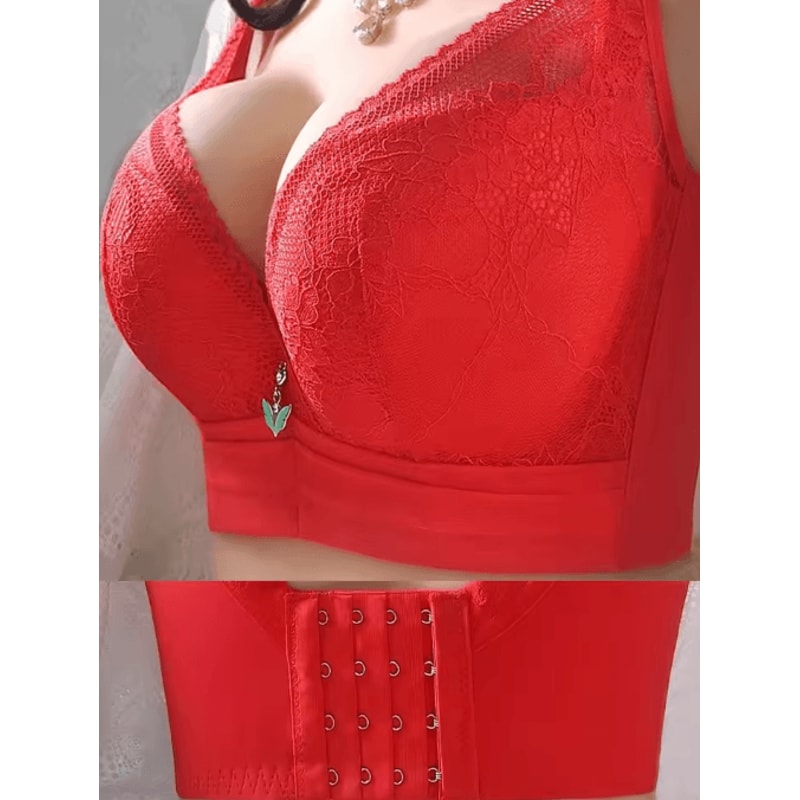 Plus Size 95D AntiSag Underwire Shaping Bra For Large Bust 7