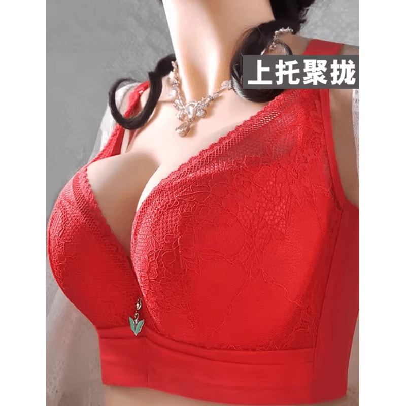 Plus Size 95D AntiSag Underwire Shaping Bra For Large Bust 9