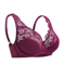 Floral Sheer Plus Size Lace Bra With Underwire Support 1