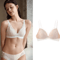 SUJIIN Deep V Wireless Push Up Lace Bra For Small Busts 2