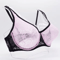 Embroidered Hollow Out Plus Size Lace Underwire Bra 2