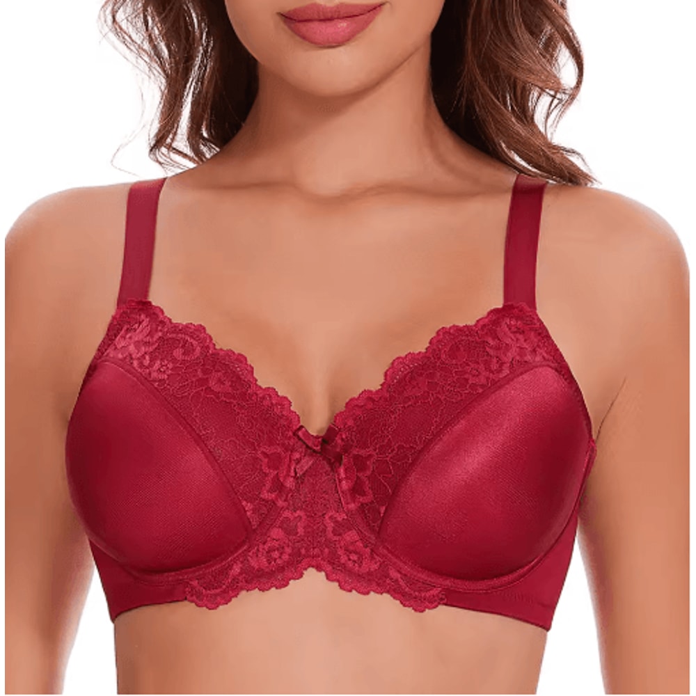Sheroine Lace Minimizer Full Coverage Underwire Bra 3