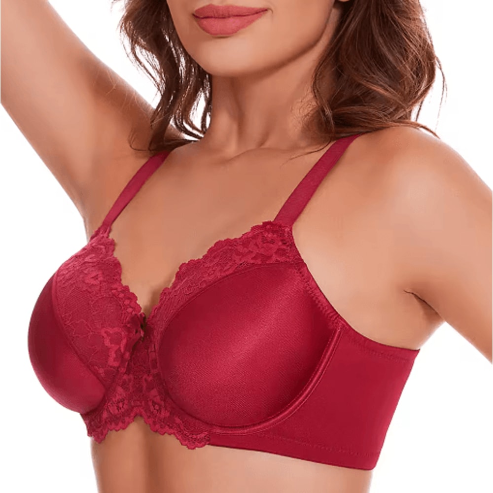 Sheroine Lace Minimizer Full Coverage Underwire Bra 8
