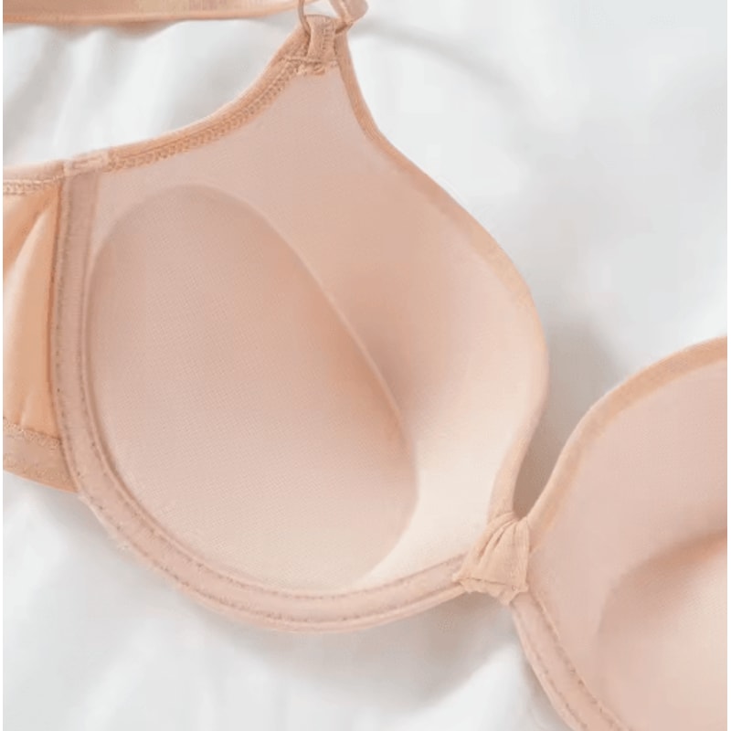 Deep V Backless Push Up Underwire Bra For Small Busts 6