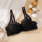 Embroidered Plus Size Lace Push Up Bra With Thin Underwire 3