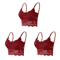 3Piece Seamless Wireless Lace Bralette Set 11