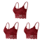 3Piece Seamless Wireless Lace Bralette Set 11