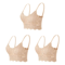 3Piece Seamless Wireless Lace Bralette Set 12