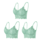 3Piece Seamless Wireless Lace Bralette Set 14