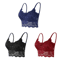 3Piece Seamless Wireless Lace Bralette Set 15
