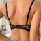 Elegant VNeck Lace Underwire Push Up Bra For B Cup 3