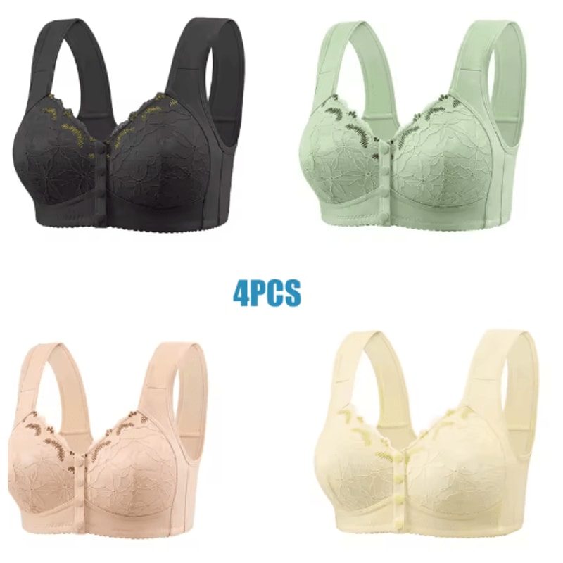 Front Closure Soft Cotton Comfort Bra For All Day Ease 1