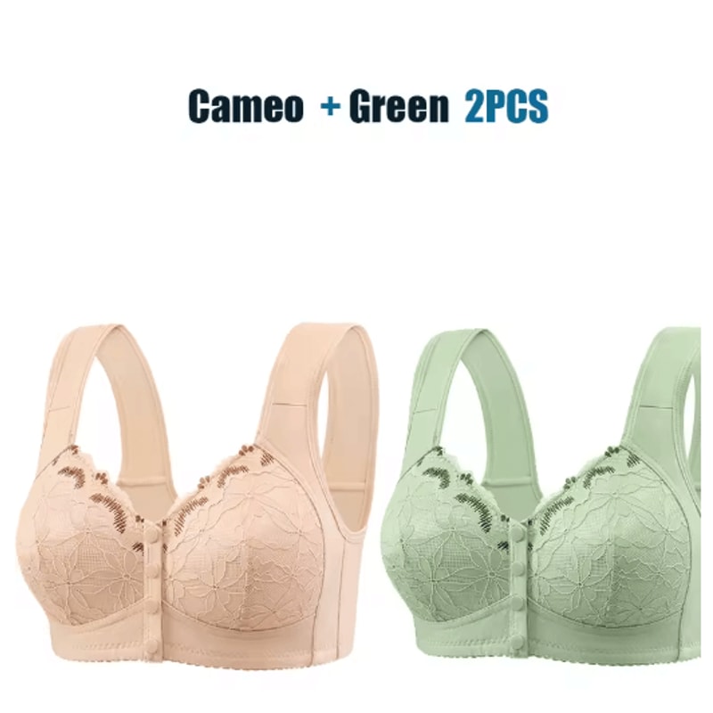 Front Closure Soft Cotton Comfort Bra For All Day Ease 2