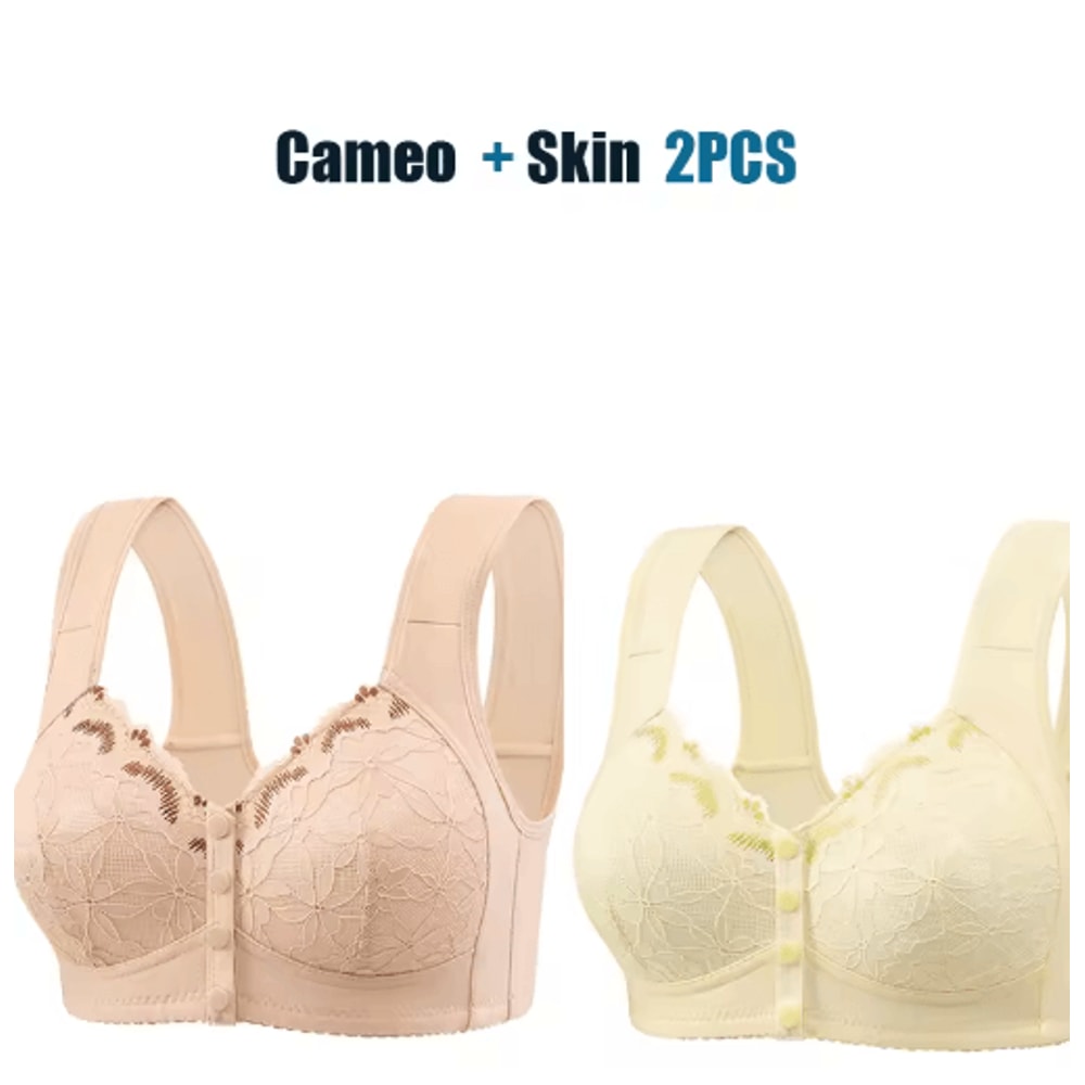 Front Closure Soft Cotton Comfort Bra For All Day Ease 3