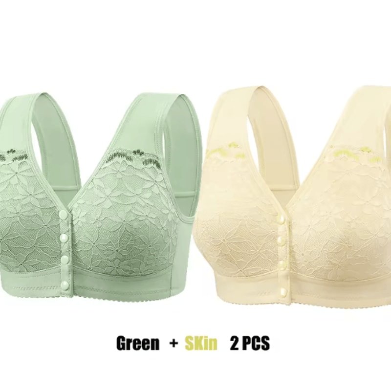 Front Closure Soft Cotton Comfort Bra For All Day Ease 14