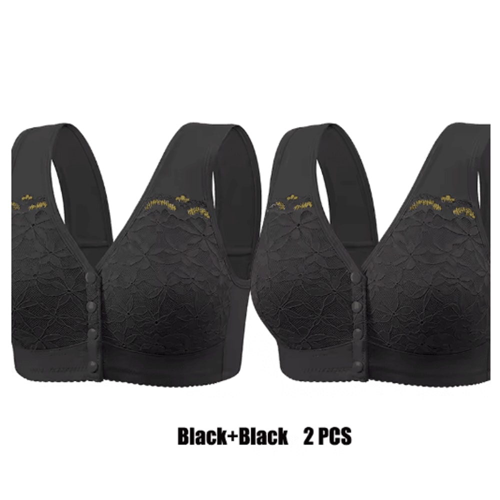 Front Closure Soft Cotton Comfort Bra For All Day Ease 16