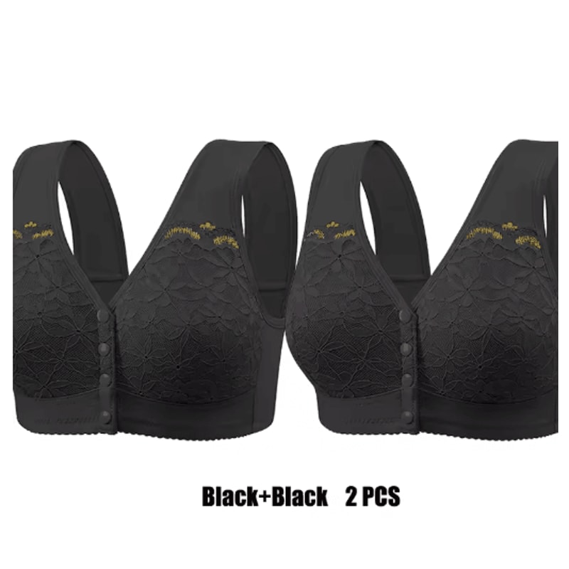 Front Closure Soft Cotton Comfort Bra For All Day Ease 16