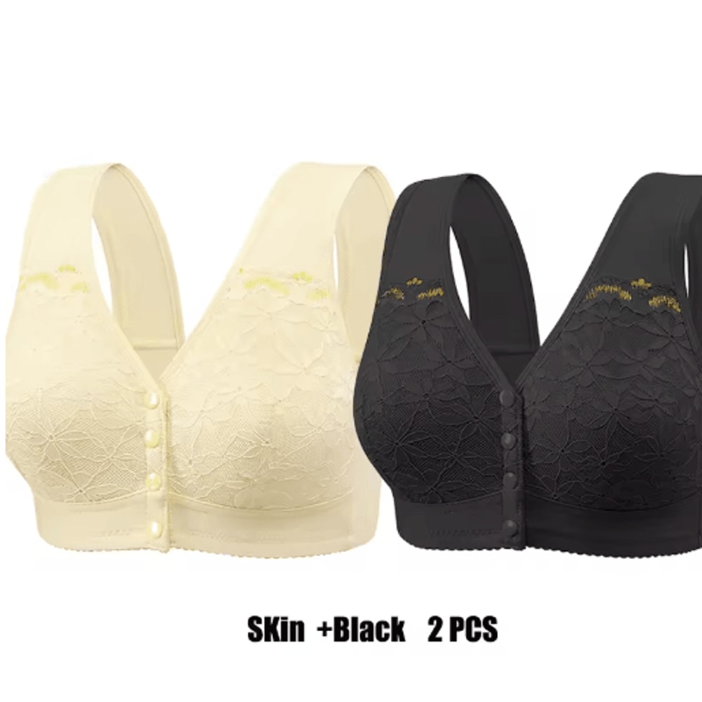 Front Closure Soft Cotton Comfort Bra For All Day Ease 17